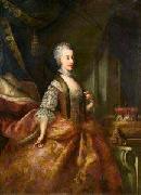 Johann Gottfried Auerbach Archduchess Maria Amalia of Austria oil on canvas